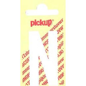 PLAKLETTER N 120MM WIT NOBEL