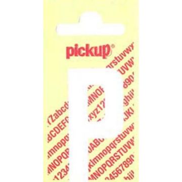 PLAKLETTER P 120MM WIT NOBEL