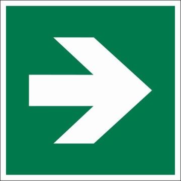 PICTOGRAM 15X15 RICHTINGSPIJL 90°