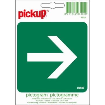 PICTOGRAM 10x10 VLUCHTWEG RECHT