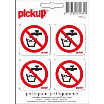 PICTOGRAM 10X10 GEEN DRINKWATER