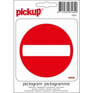 PICTOGRAM 10x10 VERBODEN TOEGANG