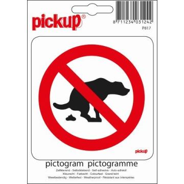 PICTOGRAM 10x10 GEEN HONDENPOEP