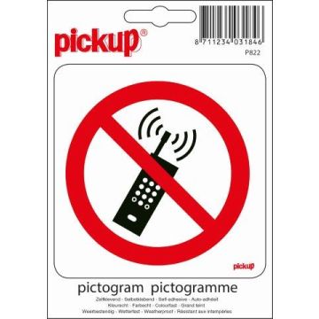 PICTOGRAM 10x10 VERBODEN MOB.TELEFOON