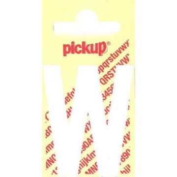 PLAKLETTER W 120MM WIT NOBEL