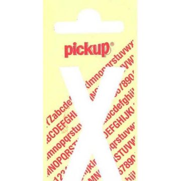 PLAKLETTER X 120MM WIT NOBEL