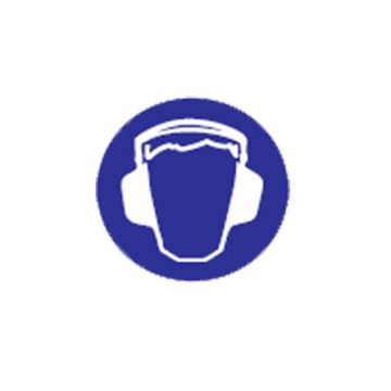 PICTOGRAM ROND 15 OORBESCHERMING DRAGEN