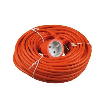 VERLENGKABEL 20 MTR 2X1.5 ORANJE