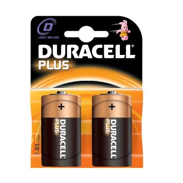 BATTERIJ 1.5V 2-ST MN1300 DURACELL PLUS