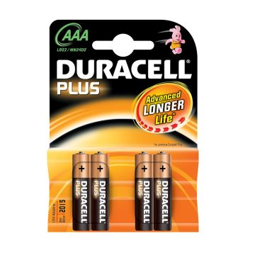 BATTERIJ 1.5V 4-ST MN2400 DURACELL PLUS