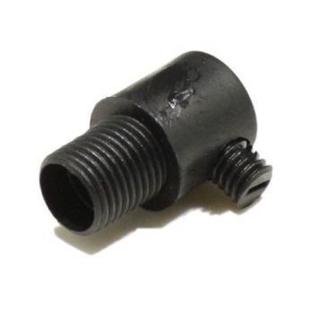 KLEMNIPPEL M10X1x7 MM PVC ZWART