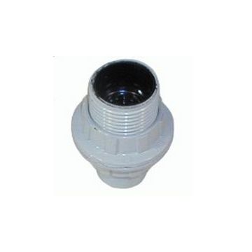 LAMPHOUDER E-14 + 2 RINGEN WIT