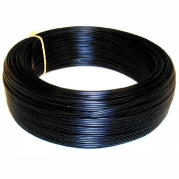 KABEL PVC  2X0.75 PLAT ZWART