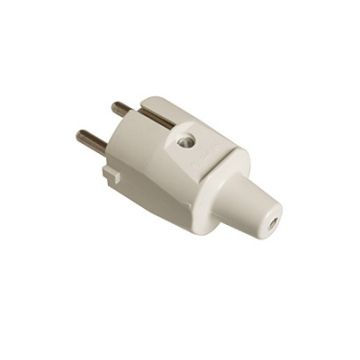 STEKKER RA PVC WIT PENAARDE