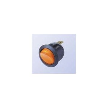 SCHAKELAAR ROND+LAMP ON-OFF 1-POLIG