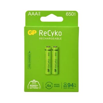 BATTERIJ OPLAADBAAR AAA 650mAH 2-ST DECT