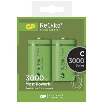 BATTERIJ  2XC 3000MAH OPLB. GP RECYKO