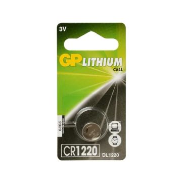 BATTERIJ 3V CR1220 LITHIUM  GP