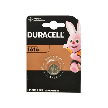 BATTERIJ 3V CR1616 LITHIUM DURACELL