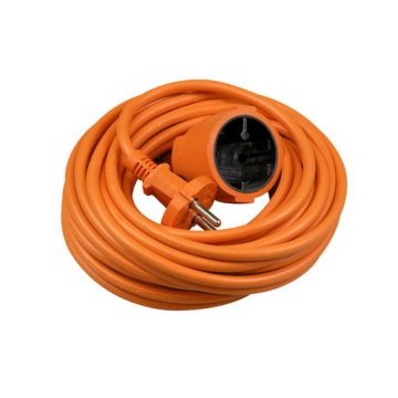 VERLENGKABEL 10 MTR 2X1.5  ORANJE