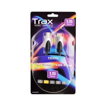 HDMI KABEL 2.0 HIGH SPEED 1.5-MTR  TRAX