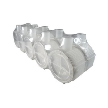 INBOUWDOOS U-50 TRANSPARANT  10-STUKS