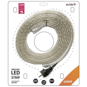 LEDSTRIP SET 5 METER 60 LED/MTR 4000K