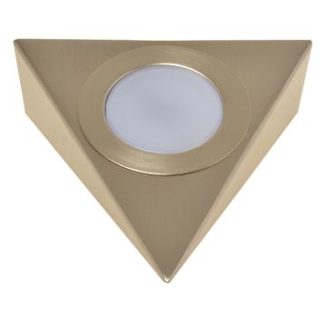LED DRIEHOEKSPOT ALU GEBORSTELD NOVA