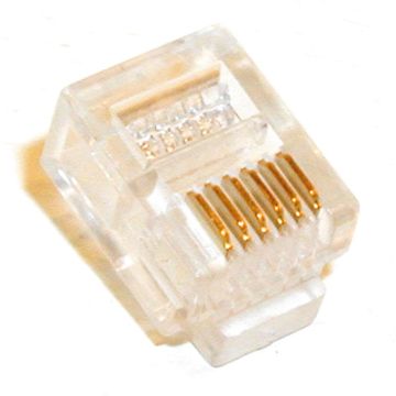 TELEFOON MODULAIR PLUG RJ12 6P6C