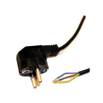 AANSLUITSNOER PVC  3X1.5 5-MTR ZWART