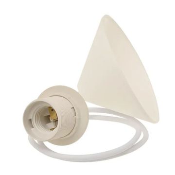 SNOERPENDEL E27 80CM WIT