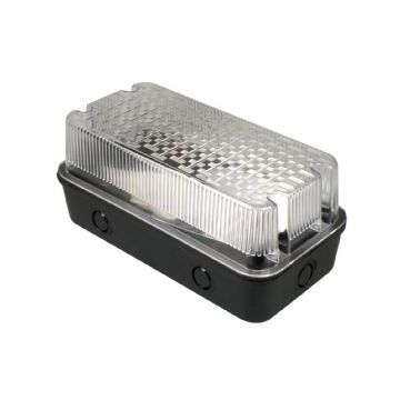 BUITENLAMP NOVA 60W SLAGVAST ZWART