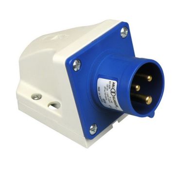 WANDC.DOOS 16A CEE 2P+A BLAUW