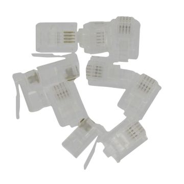 TELEFOONSTEKKERS RJ11 10STK  KOPP