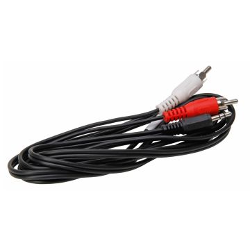 AUDIOKABEL 3.5MM JACK - 2xTULP 1.5M KOPP