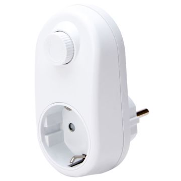 LED STEKKERDIMMER WIT  KOPP