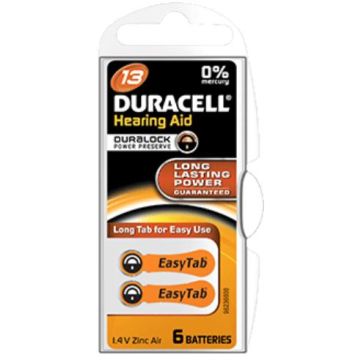 BATTERIJ 1.45V 6-ST PR48 DURACELL NR. 13