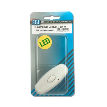 SNOERDIMMER LED TOUCH 1-20W WIT