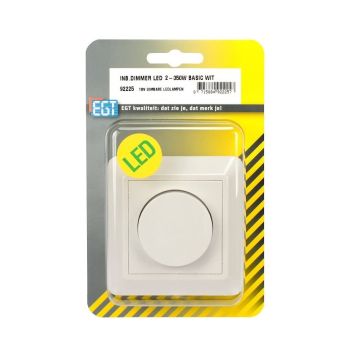 DIMMER LED 2-350W INBOUW BASIC WIT EGT