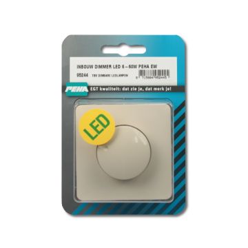 DIMMER LED INBOUW 6-60 WATT  PEHA