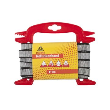 ROLLUIKENBAND GRIJS 14MM 5-MTR DELTAFIX