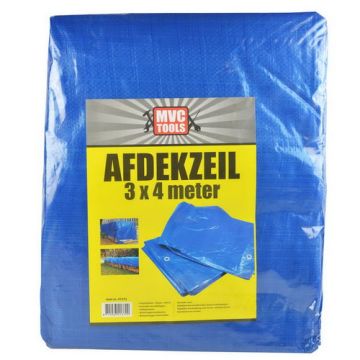 DEKKLEED  3X 4 MTR BLAUW 75 GRAM