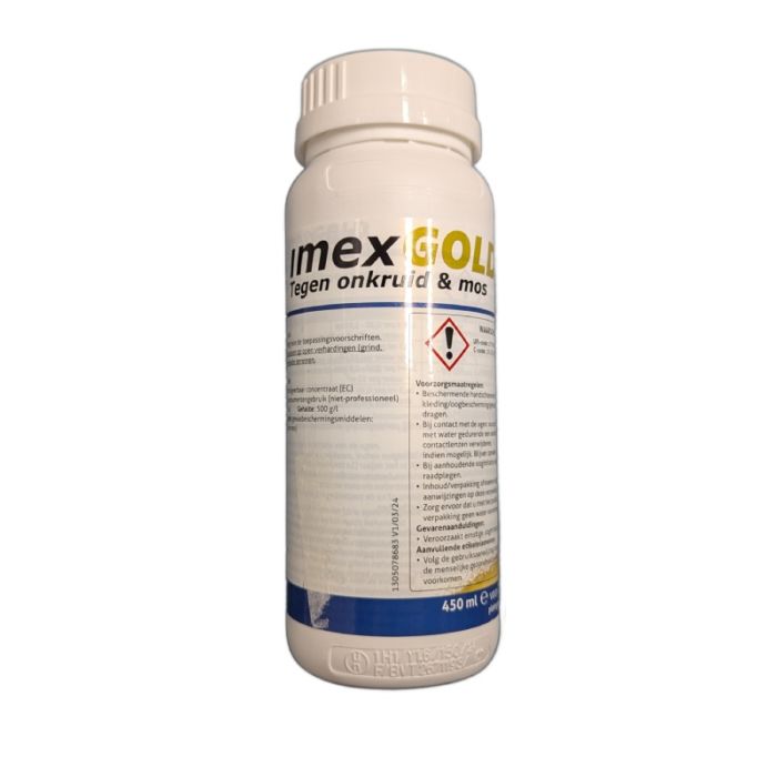 Imex Gold tegen onkruid en mos