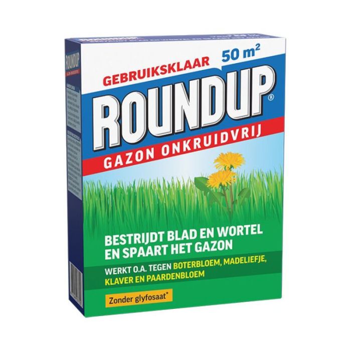 Roundup gazon onkruidvrij